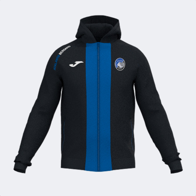 Felpa con zip. Questa giacca da uomo fa parte della collezione da allenamento dell'Atalanta (stagione 2024/2025).