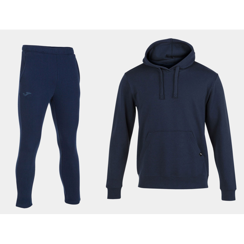 FELPA MONTANA CON CAPPUCCIO + PANTALONE LUNGO MONTANA NERO