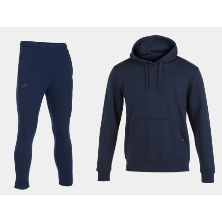 FELPA MONTANA CON CAPPUCCIO + PANTALONE LUNGO MONTANA NERO