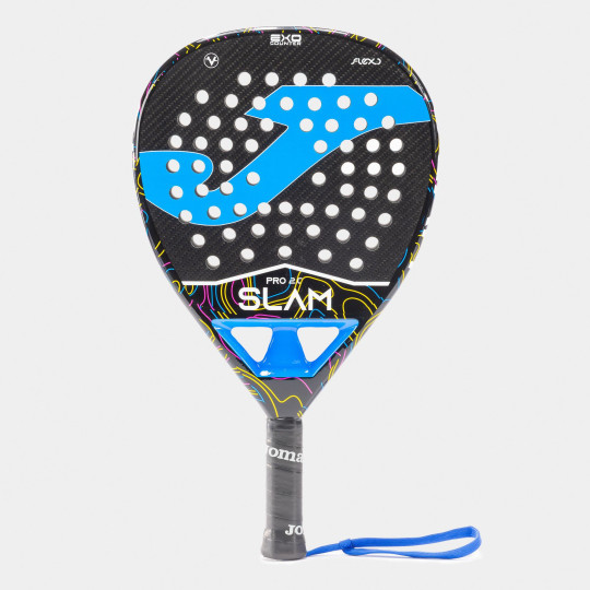 Racchetta da padel Slam Pro nero turchese fluorescente