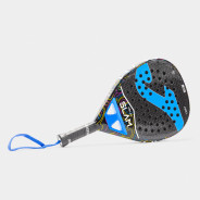 Racchetta da padel Slam Pro nero turchese fluorescente