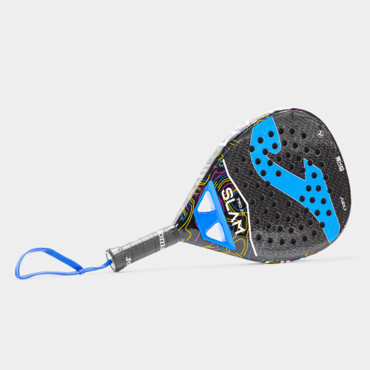 Racchetta da padel Slam Pro nero turchese fluorescente