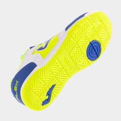 Scarpe calcio a 5 Top Flex Jr 24 indoor junior bianco blu reale